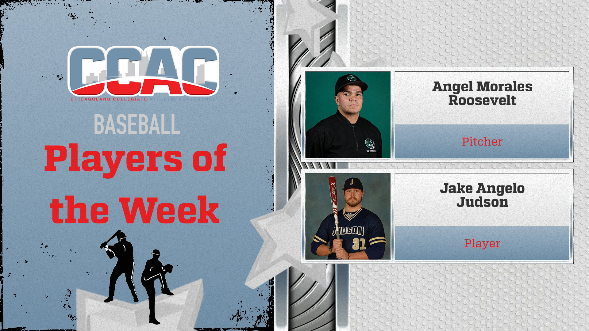 JU's Angelo, RU's Morales Selected As Baseball Weekly Award Winners