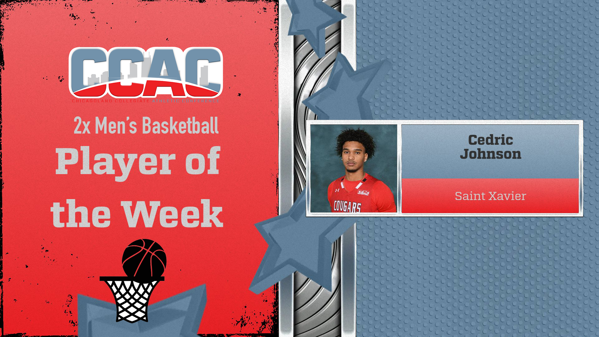 Saint Xavier's Johnson Remains Hot In Earning Second Straight Men's Basketball Weekly Honor