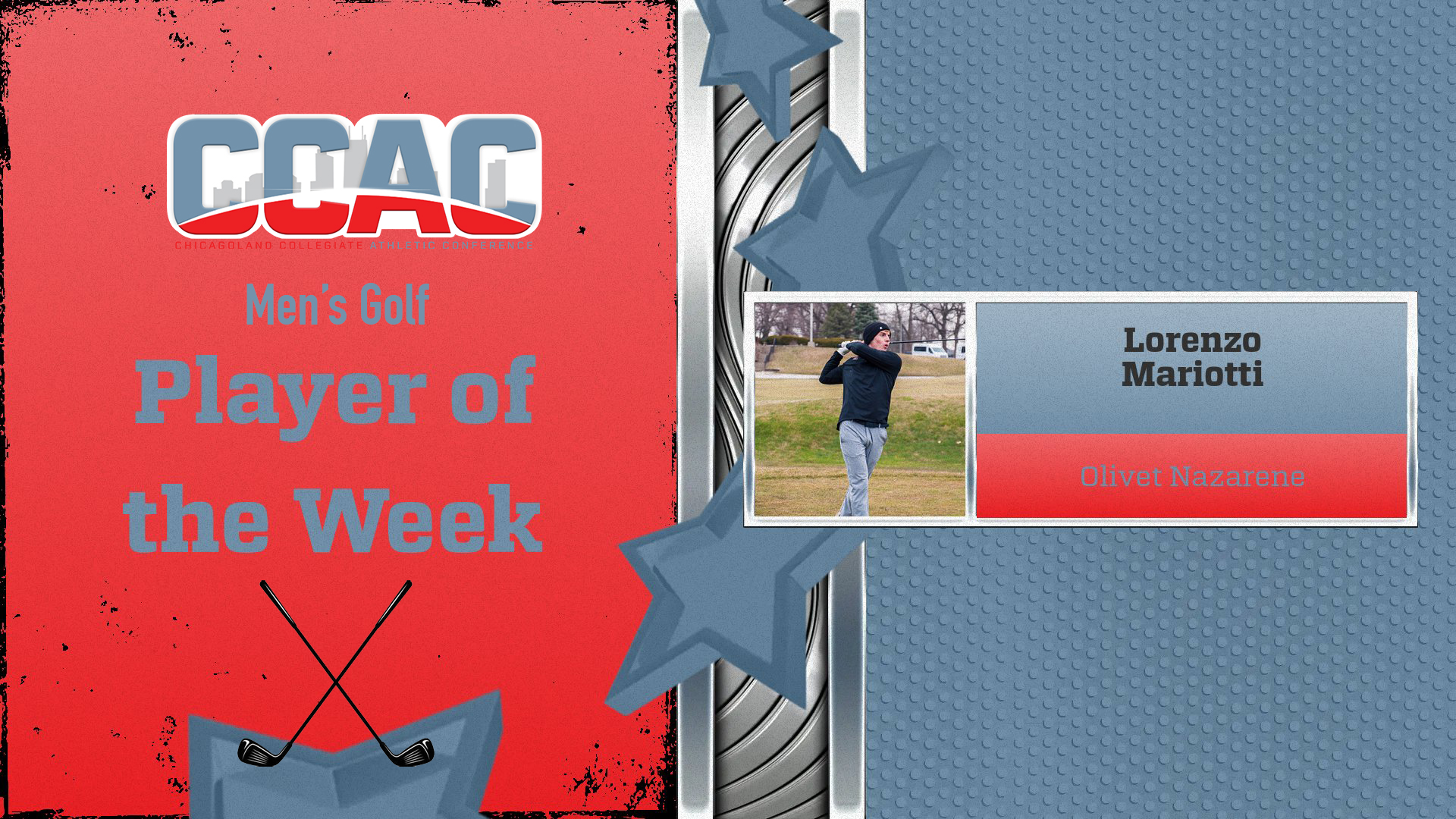 Olivet Nazarene's Mariotti Collects First Men's Golfer of the Week Award For 2024