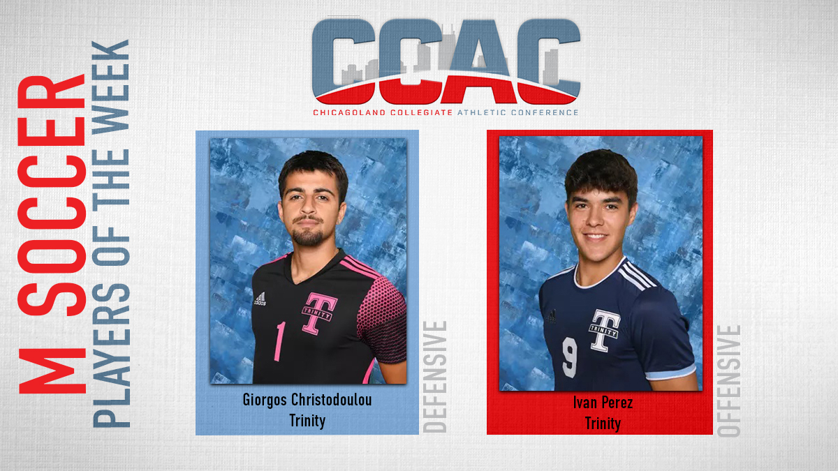 Trinity Christian Sweeps Men's Soccer Weekly Awards For Second Time This Season