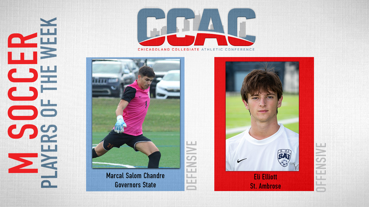 SAU's Elliott, GSU's Salom Chandre Collect Men's Soccer Weekly Awards