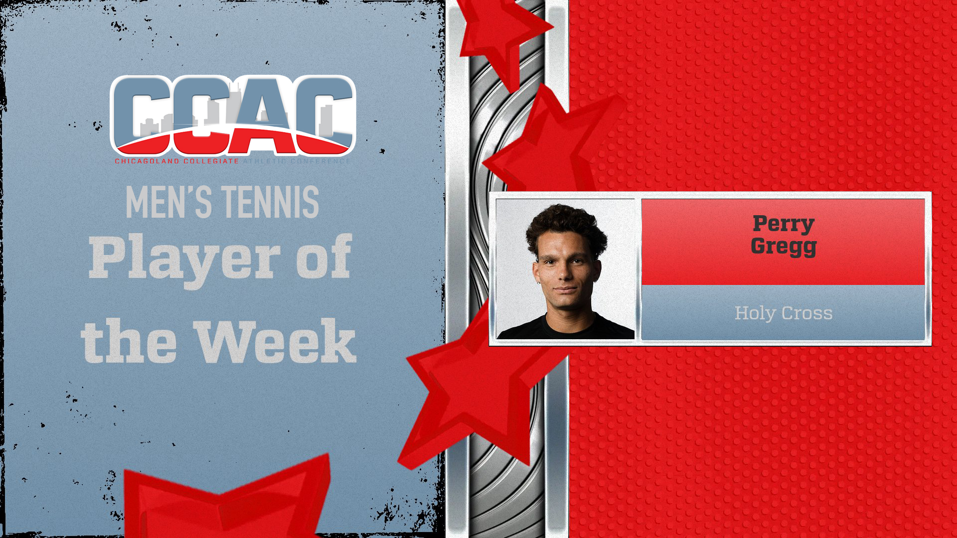 Holy Cross' Perry Named Men's Tennis Player of the Week
