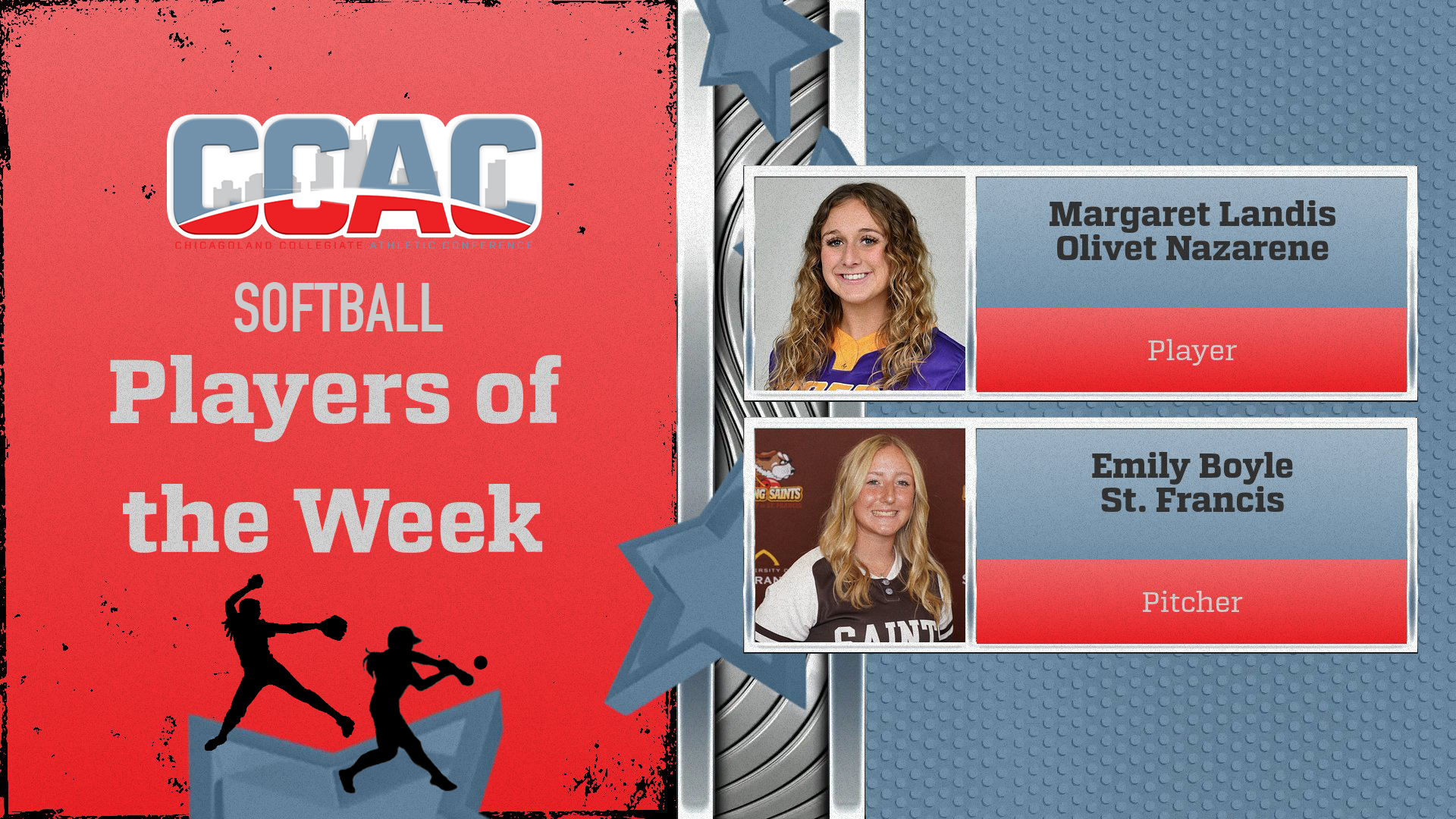 ONU's Landis, USF's Boyle Earn Latest Round of Weekly Softball Recognition
