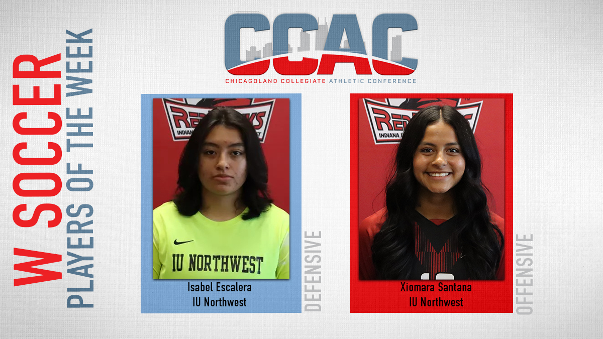 Santana, Escalera Help IUNW Sweep First Women's Soccer Weekly Awards For 2024