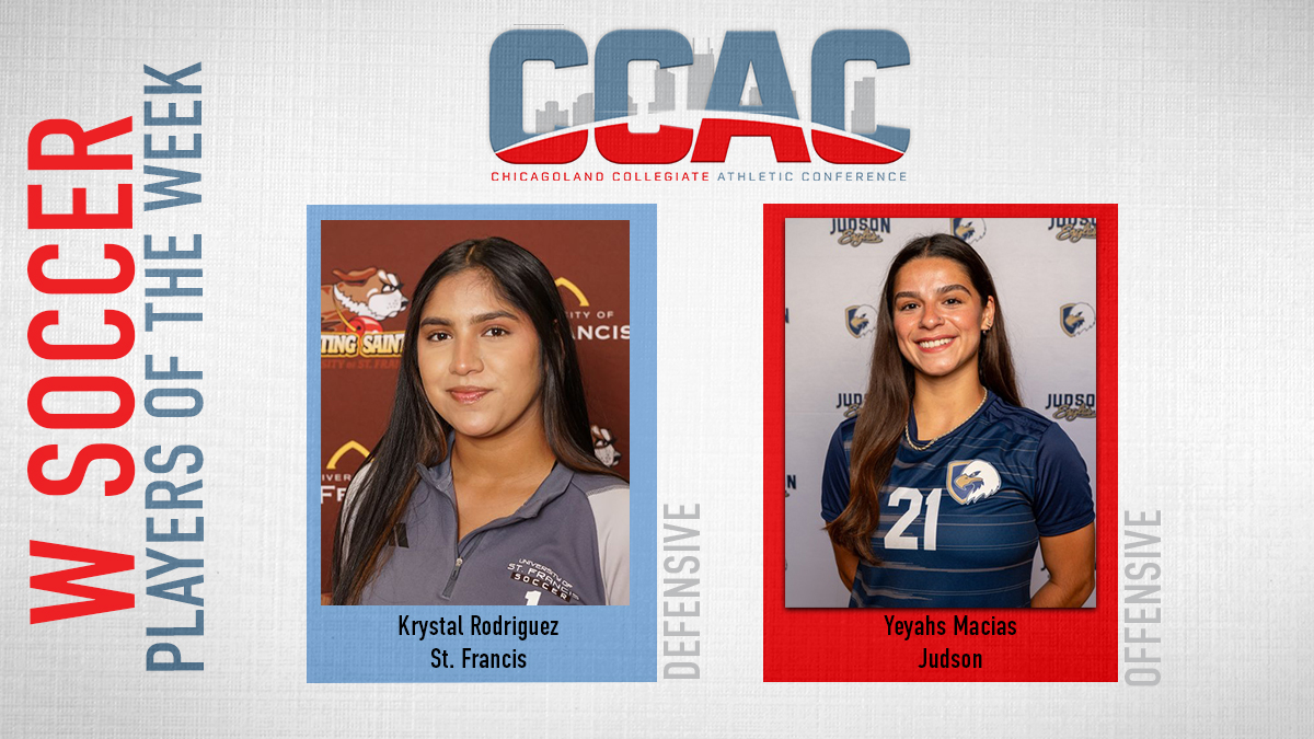 Judson's Macias, St. Francis' Rodriguez Pick Up Women's Soccer Weekly Accolades