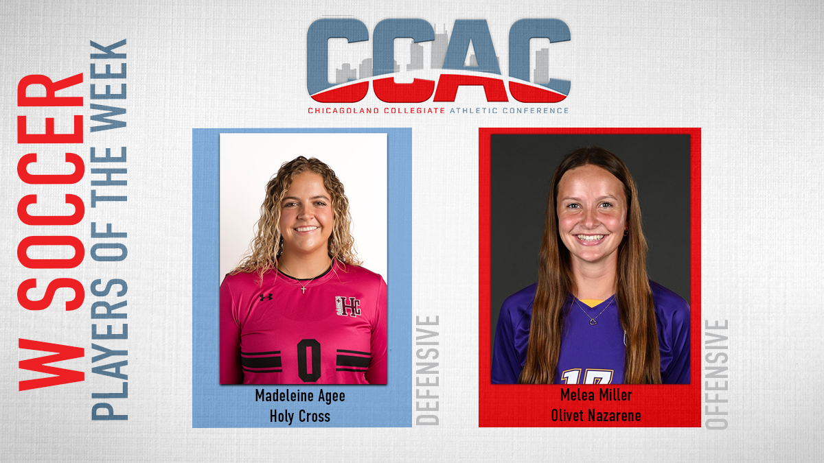 ONU's Miller Repeats On Offense, HCC's Agee Collects Defensive Weekly Accolades In Women's Soccer