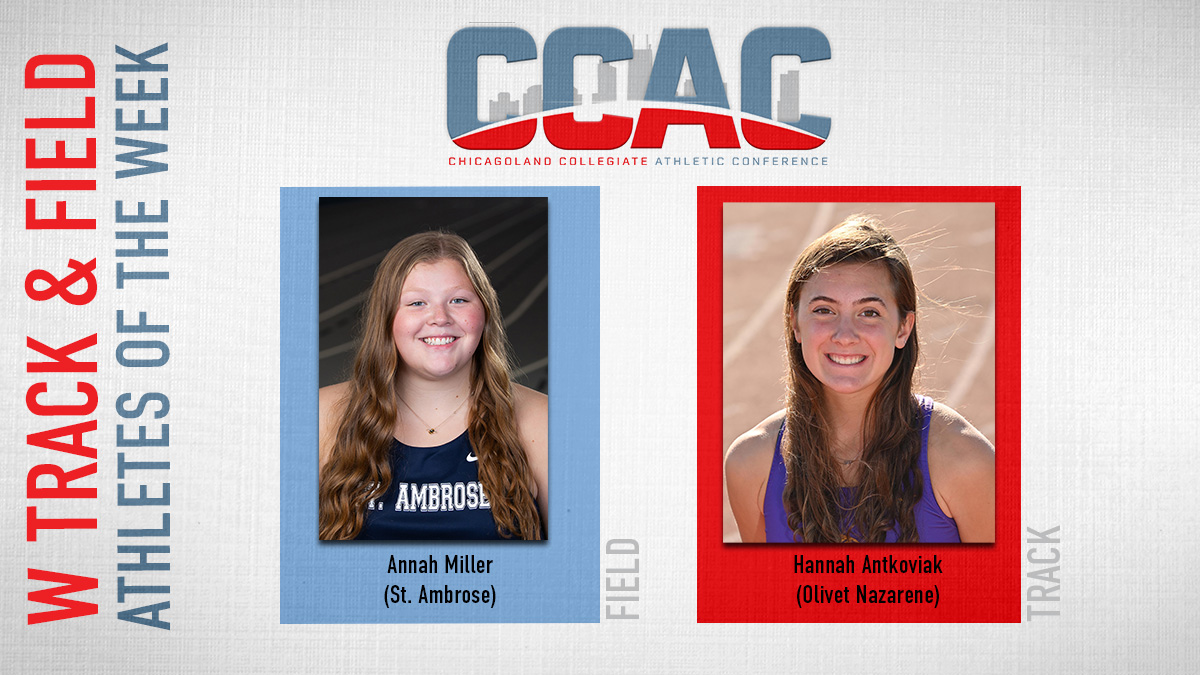 SAU's Miller, ONU's Antkoviak Recognized With Women's T&F Weekly Honors