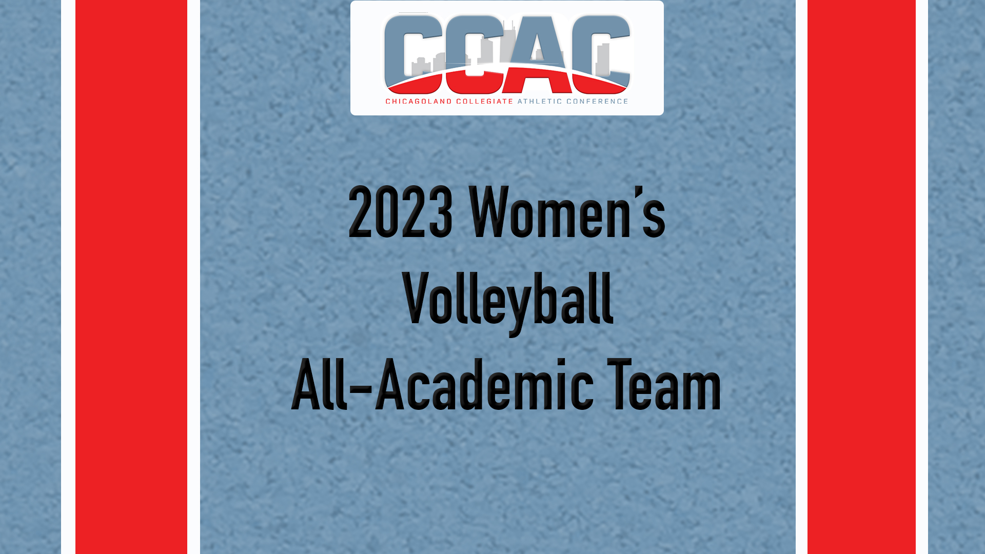 CCAC Announces Its 2023 Women's Volleyball All-Academic Team